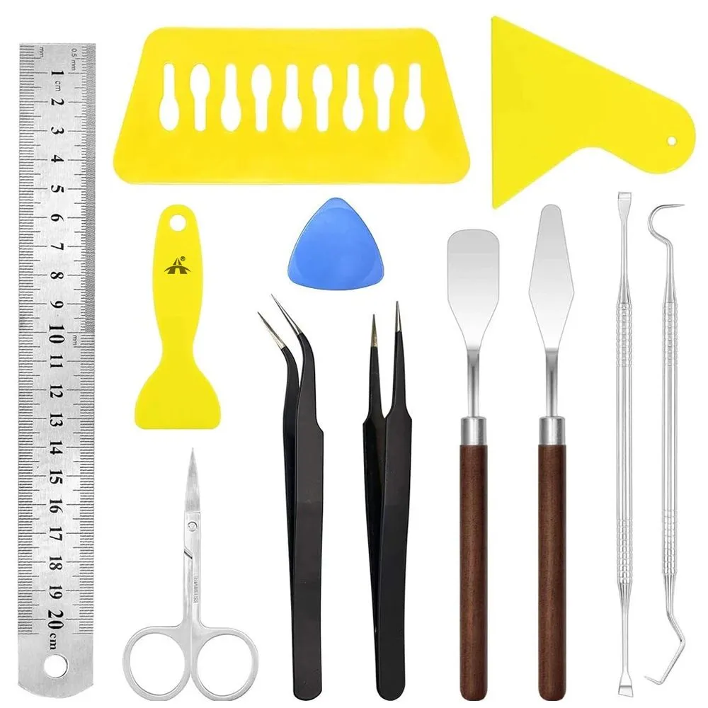 Alanes 12-in-1 Craft Vinyl Weeding Tools Set Silhouettes Cameos Lettering