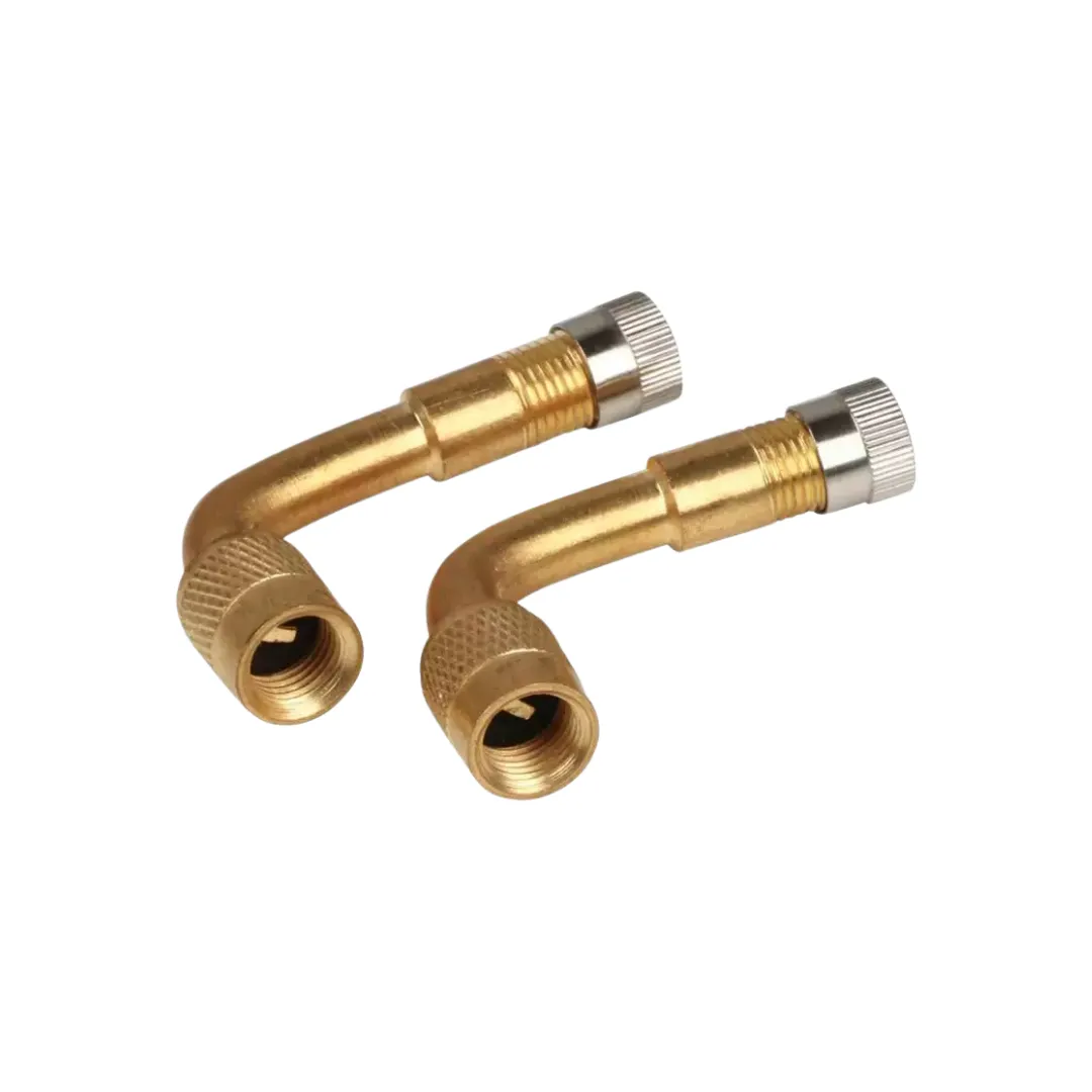 Motorcycle Tyre Inflator Valve Pipe Extenders - 2 Pieces