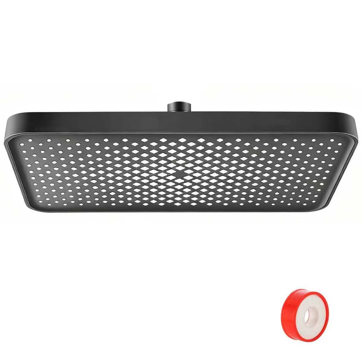 32cm Large Panel High-Flow Showerhead - Grey
