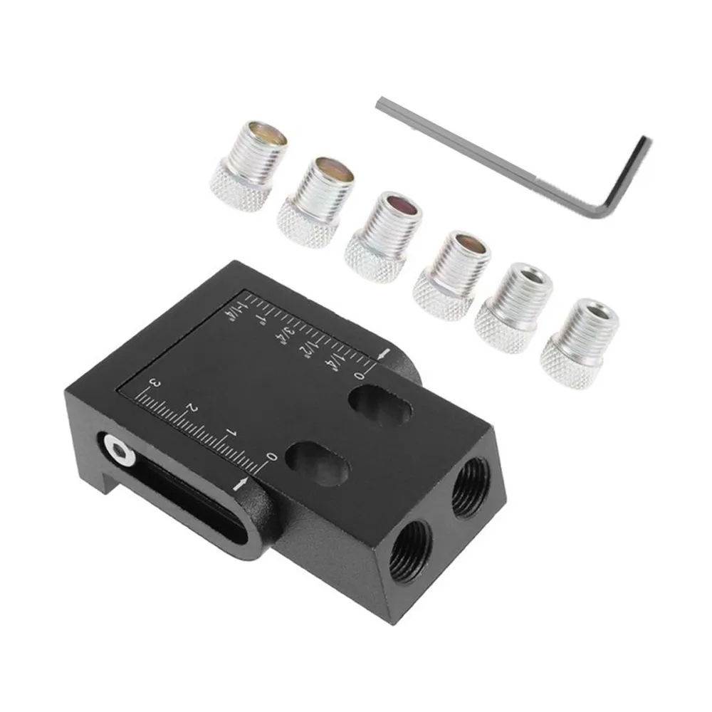 8 Piece Woodworking Pocket Angle Locator 15 Degree Angle Drill Guide Set