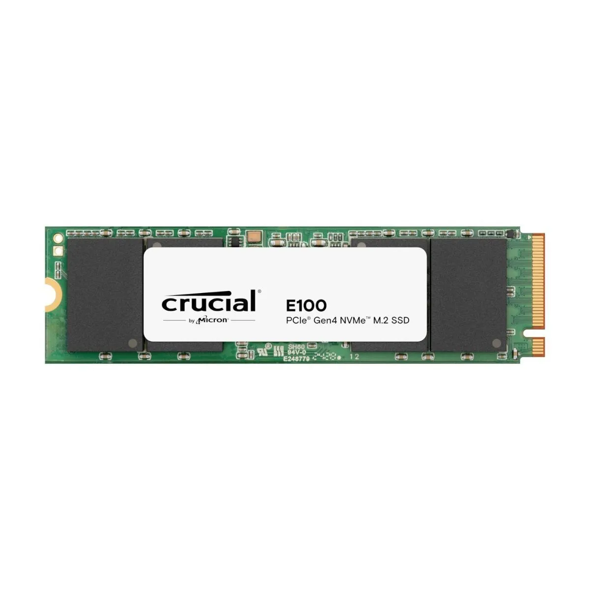 Crucial E100 1TB PCIe Gen4 NVMe M.2 SSD - 5,000MB/s Read, 3,000MB/s Write