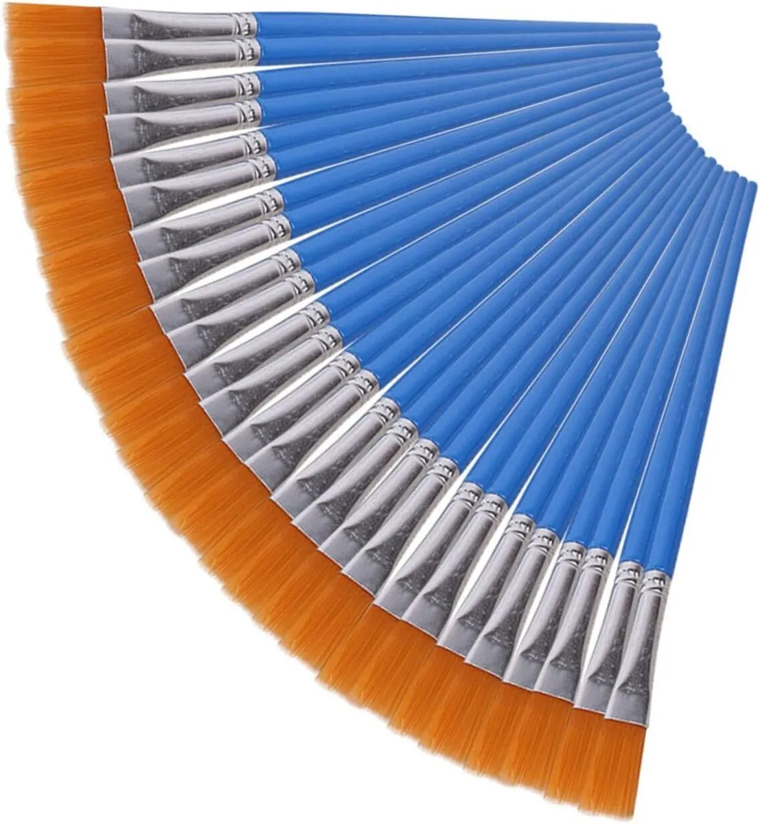30pcs Nylon Hair Watercolor Brushes for Art Students Multi-use