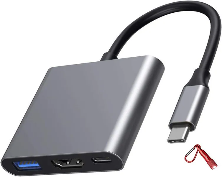 USB C to HDMI Adapter, Type C Hub Converter to 4K HDMI Output - Black