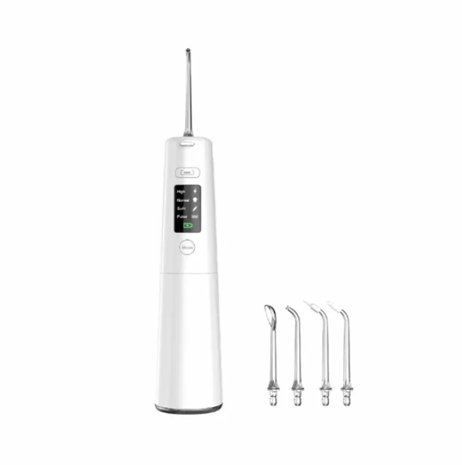 Portable Oral Irrigator For Oral Showers, Waterproof, 4 Cleaning Programs