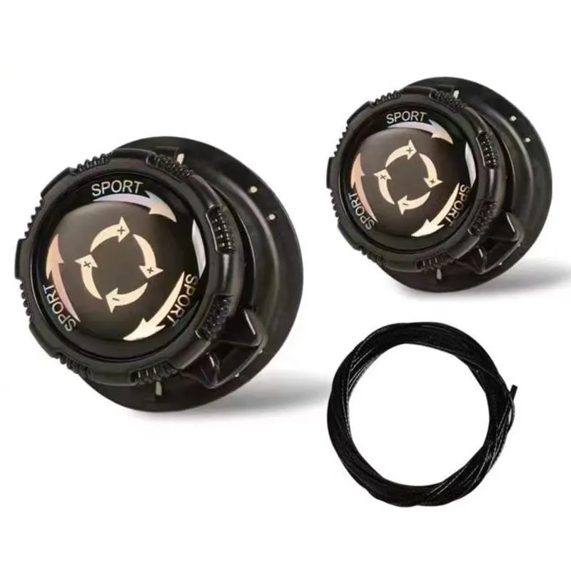 Swivel Non-Tie Shoe Lace Buckles for Outdoor Shoes - Black