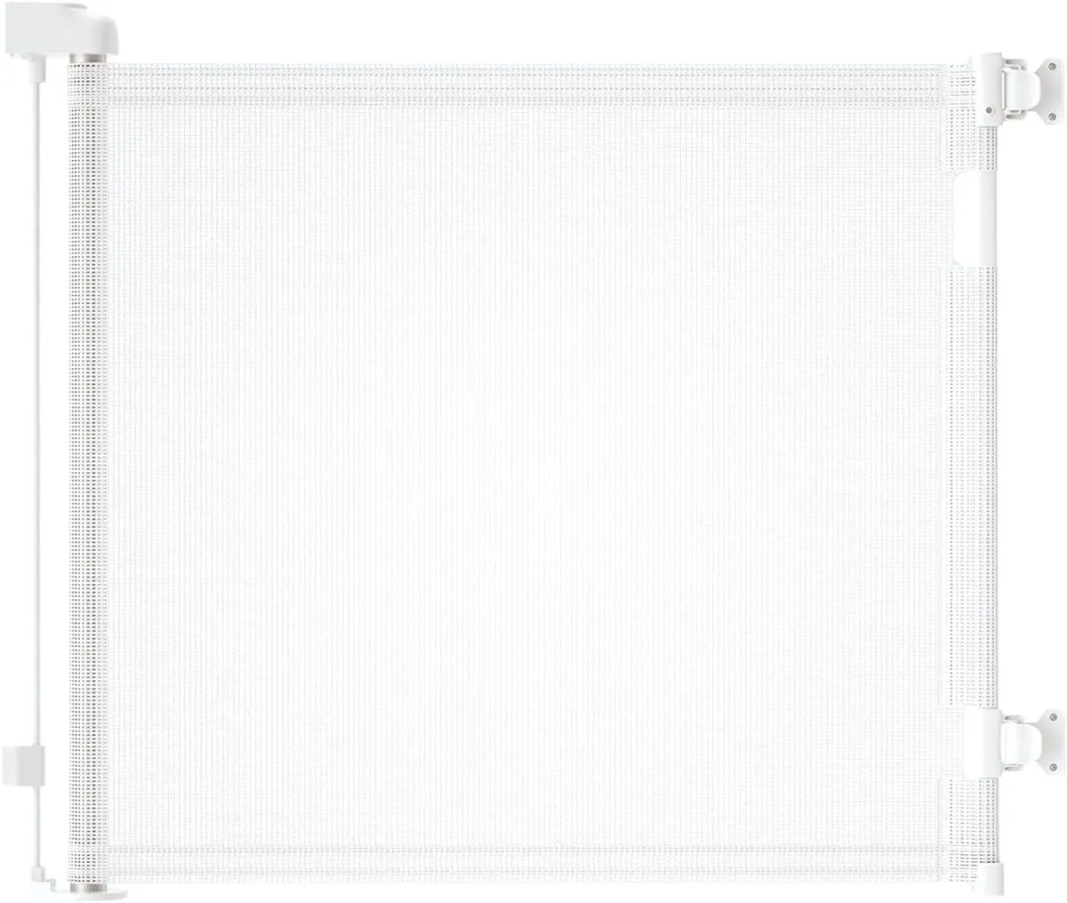 1.8M Retractable Mesh Baby or Dog Gate - White