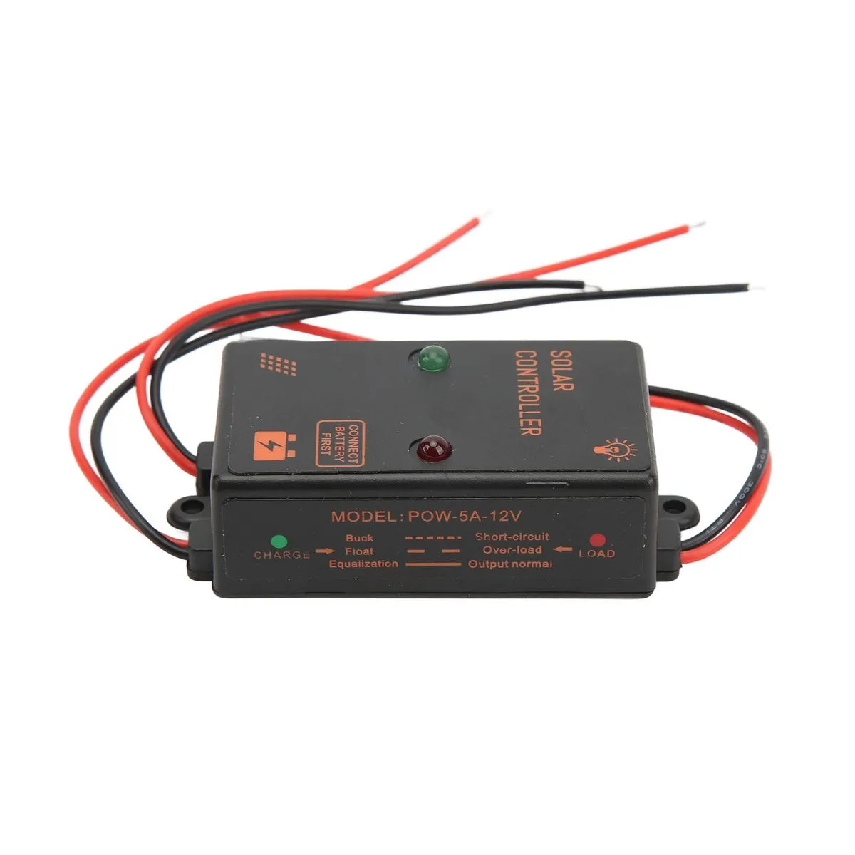 IP67 Waterproof PWM Solar Charge Controller 5A