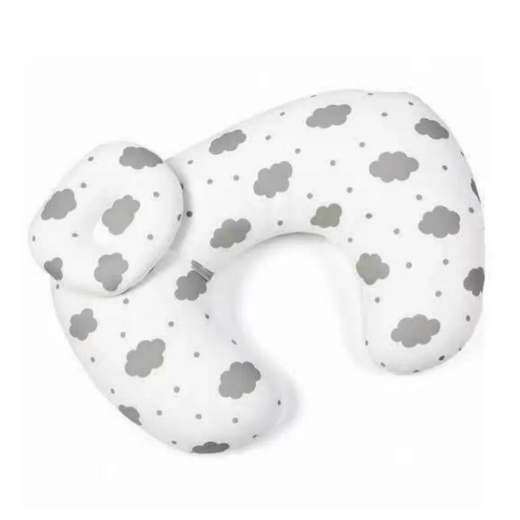 Nursing, Breastfeeding & Newborn Infant Feeding Pillow - Clouds