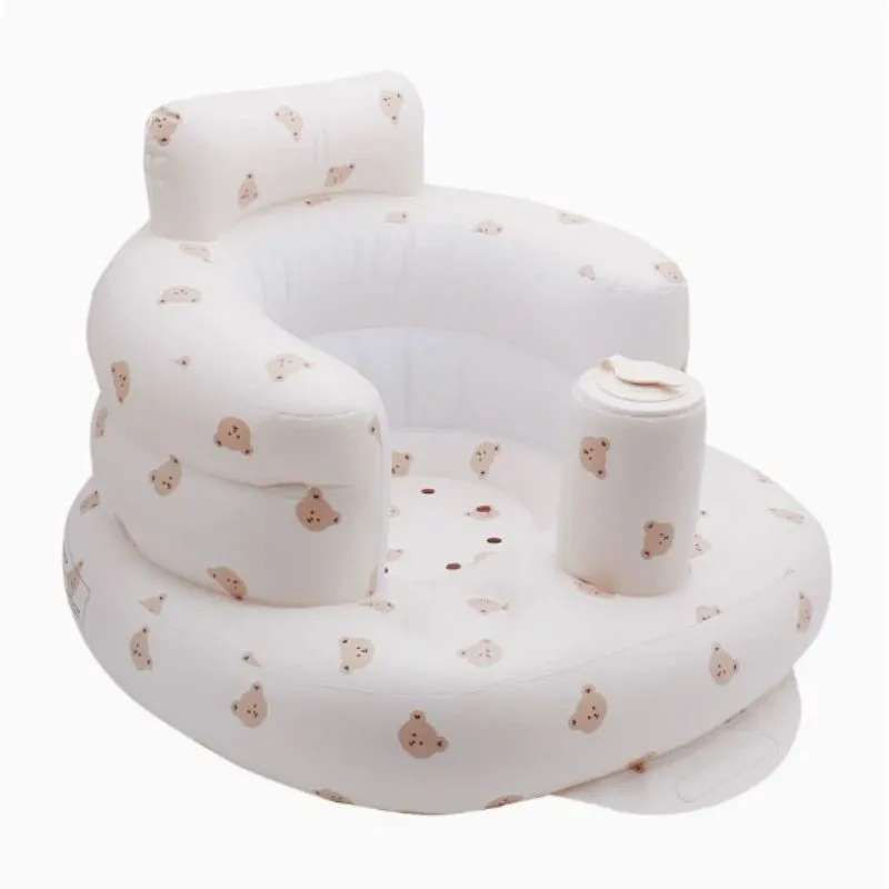 Baby Inflatable Seat Chair Infant Back Support Sofa Floor Seats Portable