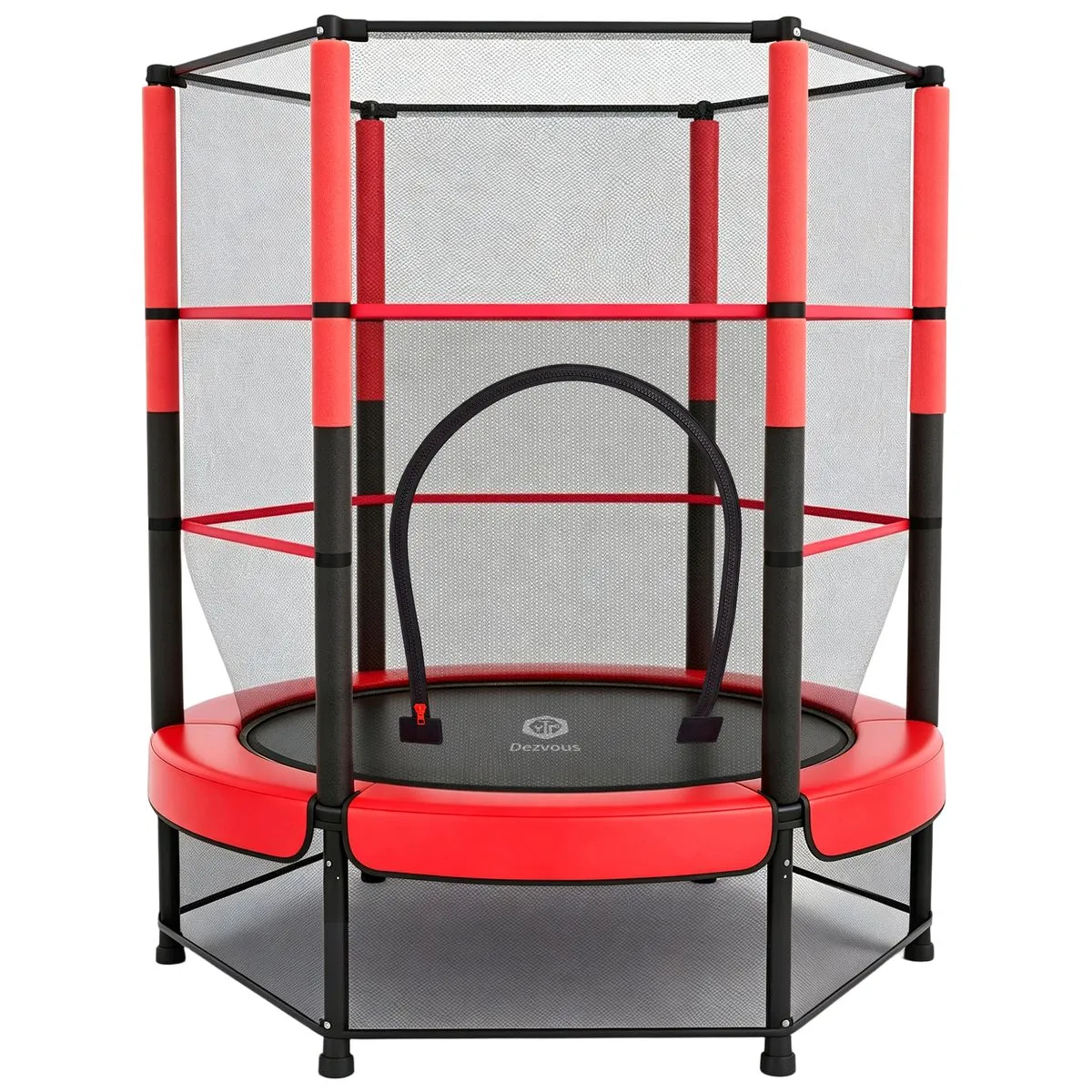 Dezvous 55" Kids Trampoline Indoor/Outdoor with Safety Net Trampoline