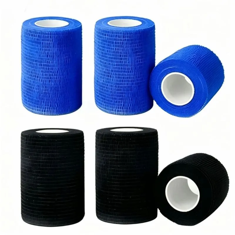 6Pcs Self Adherent Wrap Bandages,Elastic Vet Wrap Sports Tape,10CMx4.5M