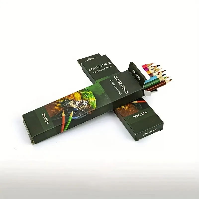 12Colored Pencils Professional Oil Color Pencils Set for Students Adults
