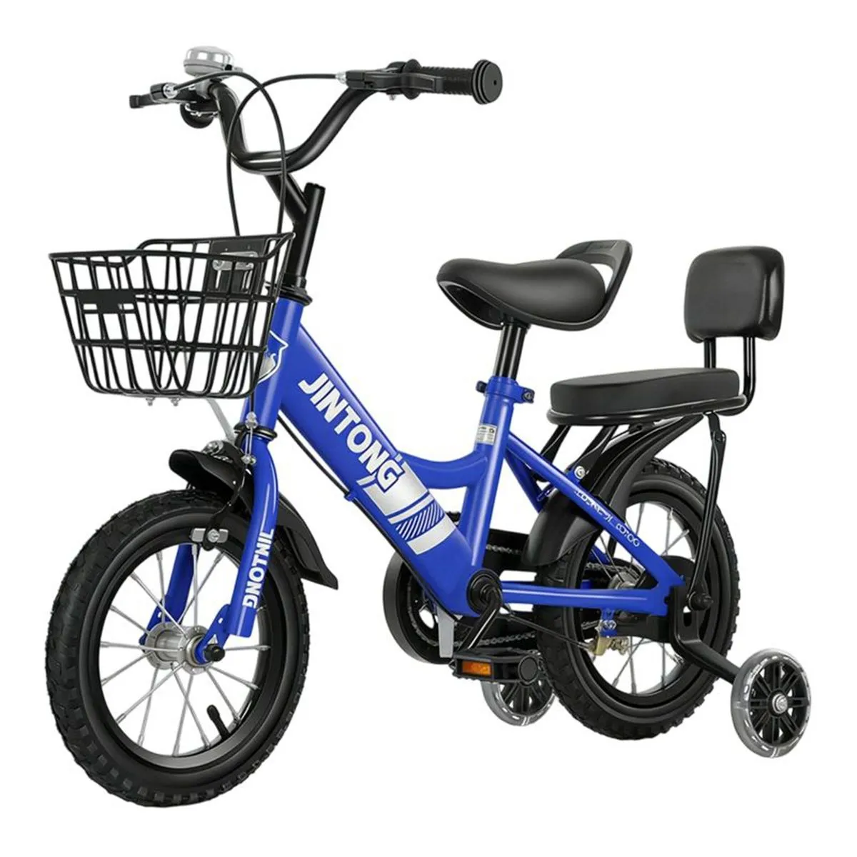16-Inch Children's Bicycle, High Carbon Steel Frame. - Blue