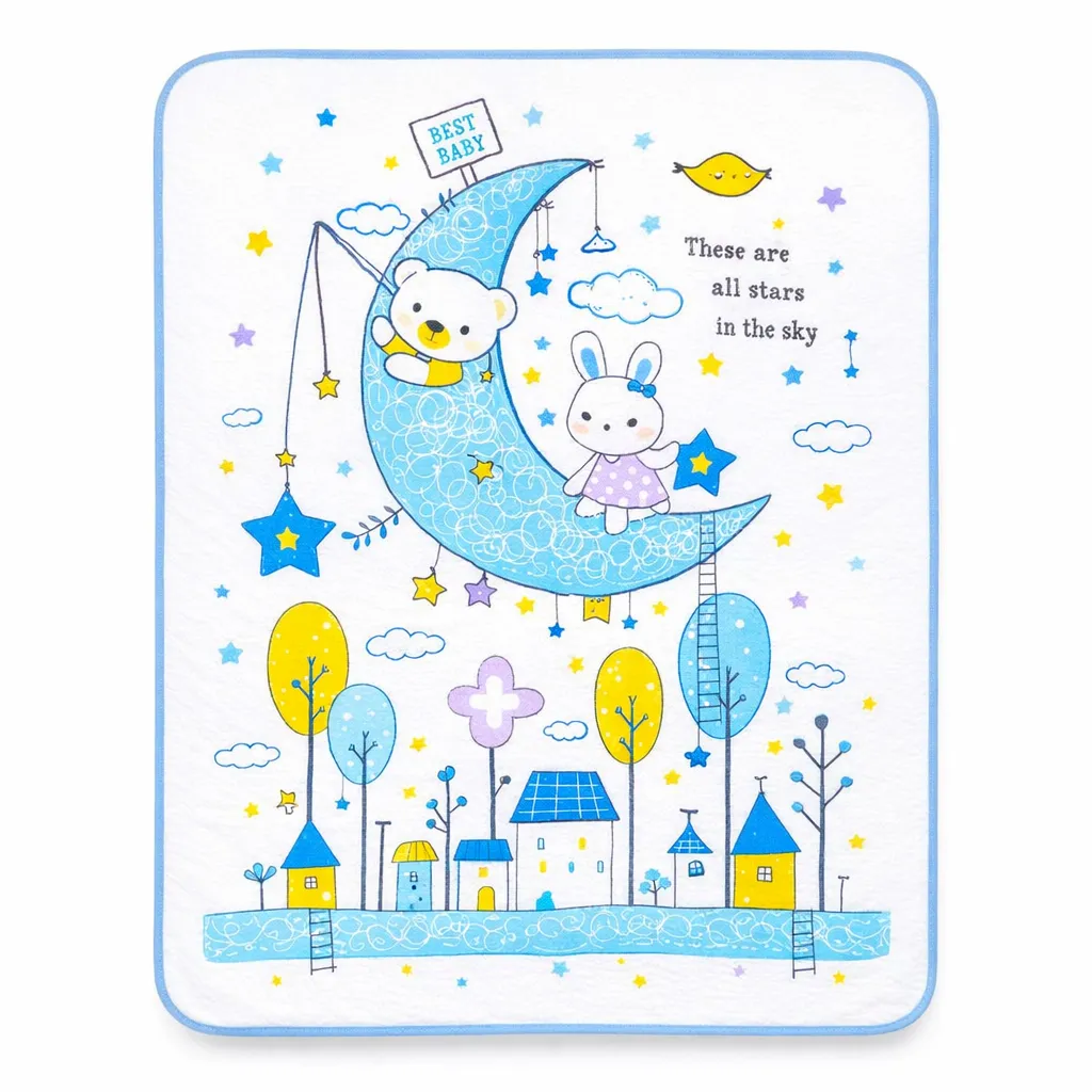 Premium Waterproof Baby Changing Mat & Urine Proof Pad (2 Mats) - Blue