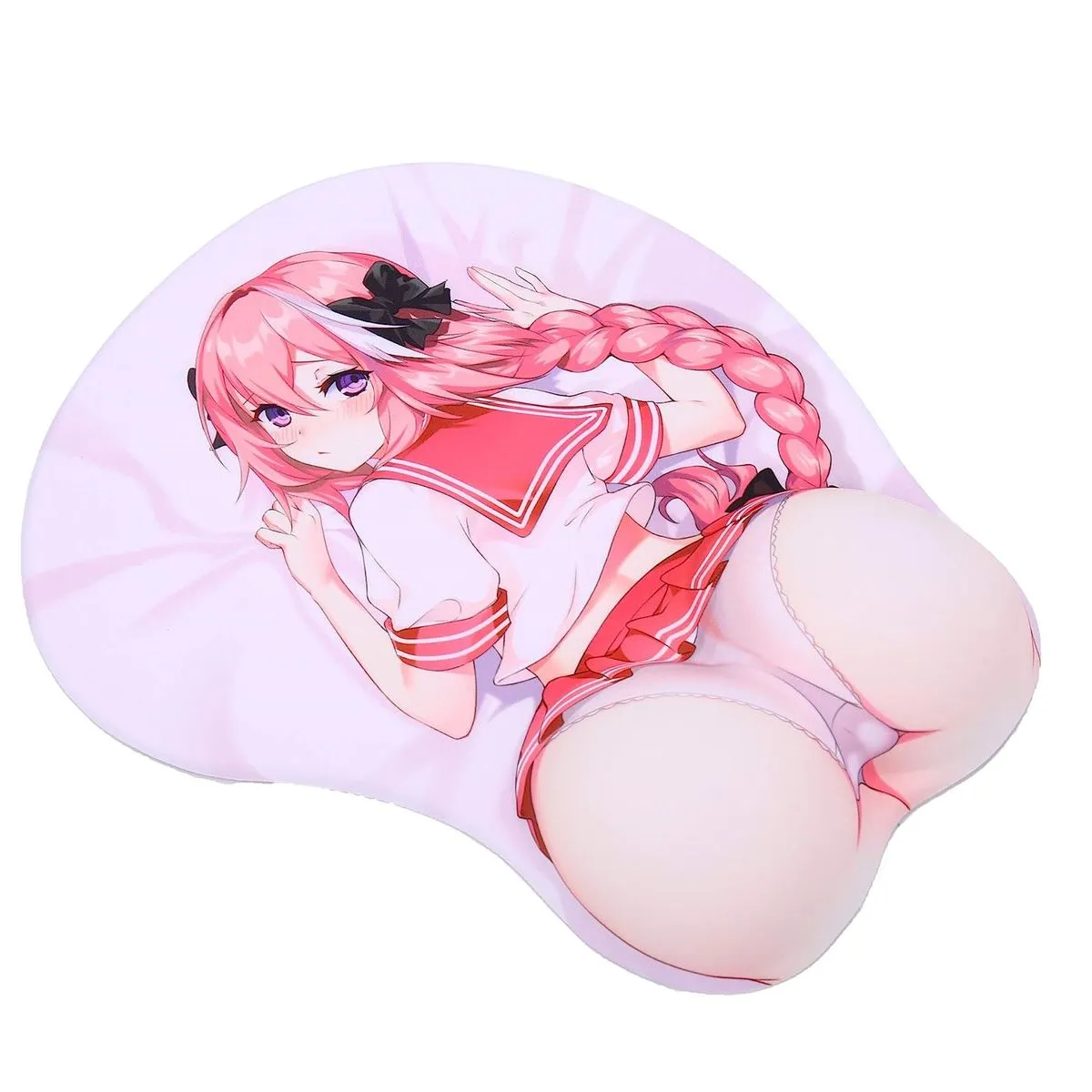 Ergonomic Soft Gel Wrist Support Anime and Gaming Mouse Pad - Astolfo