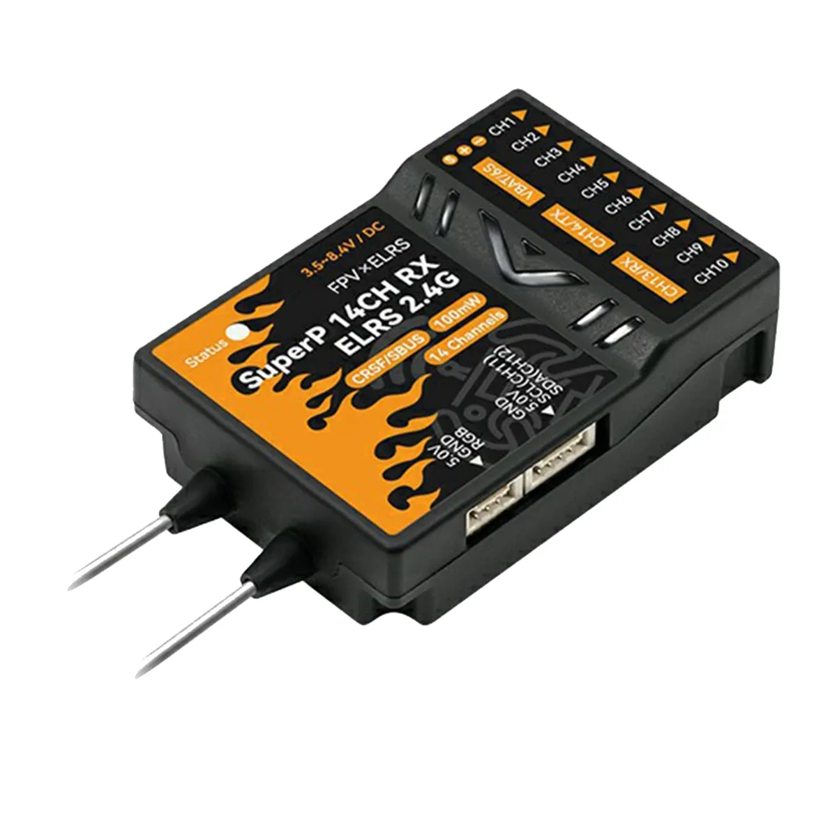 For BETAFPV SuperP Diversity Receiver ELRS 2.4Ghz For RC FPV Drones