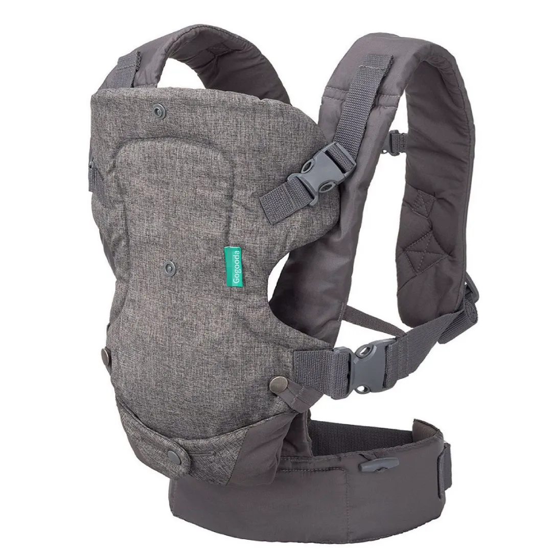 4-in-1 Baby Carrier Ergonomic Newborn Infant 3-14kg Secure Comfort - Grey