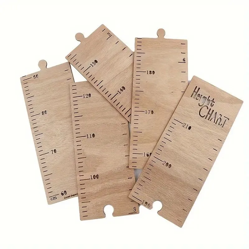 Kids Height Growth Chart Ruler Baby Children Nursery Room Wall Decor Meter