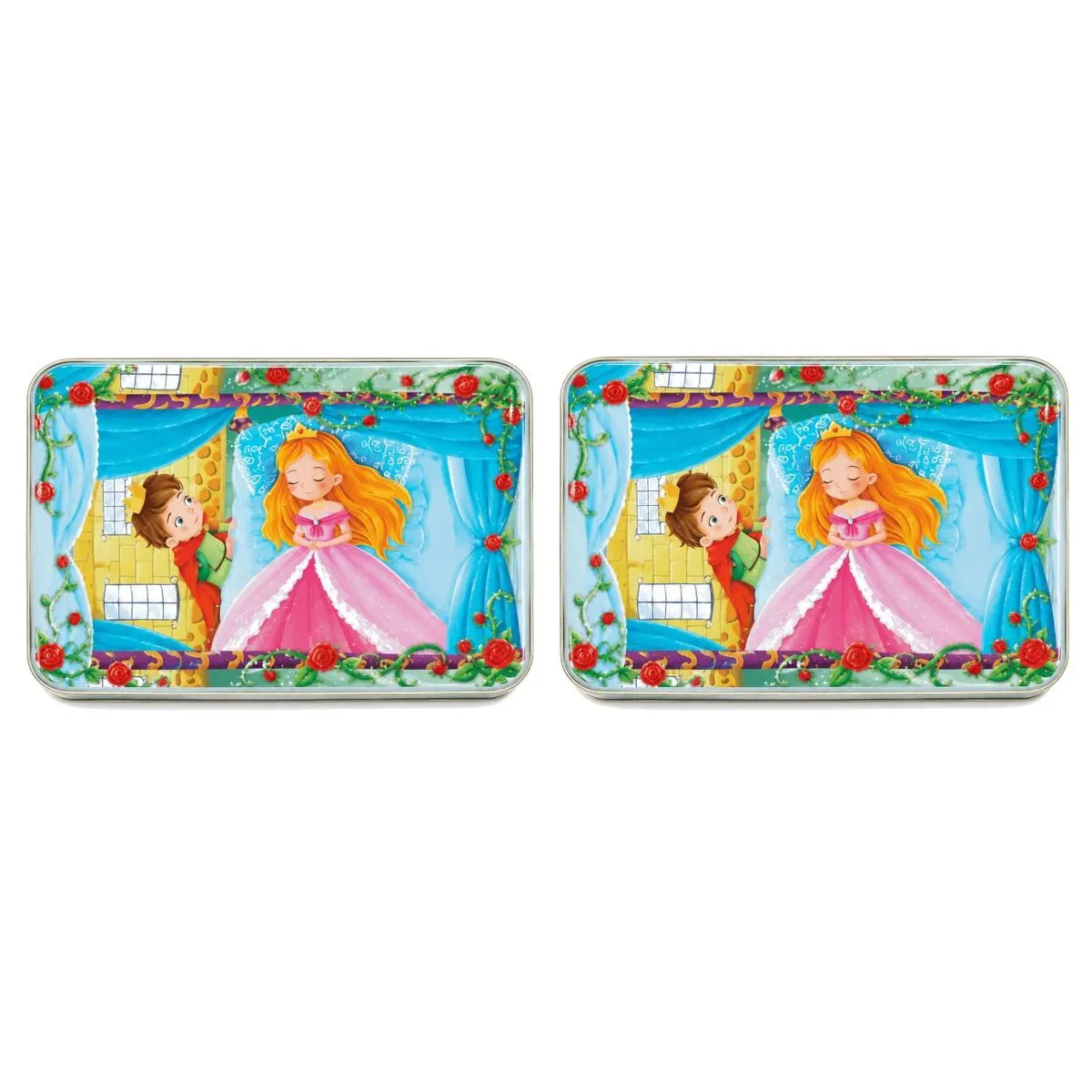 2 Pack - Educational Princess Puzzle Toy For Children - Multicolour