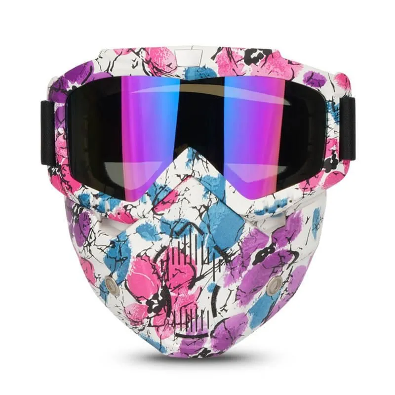 Full Face Motorcycle GelSoft Paintball Airsoft Mask Game MAS2210 MellowRush