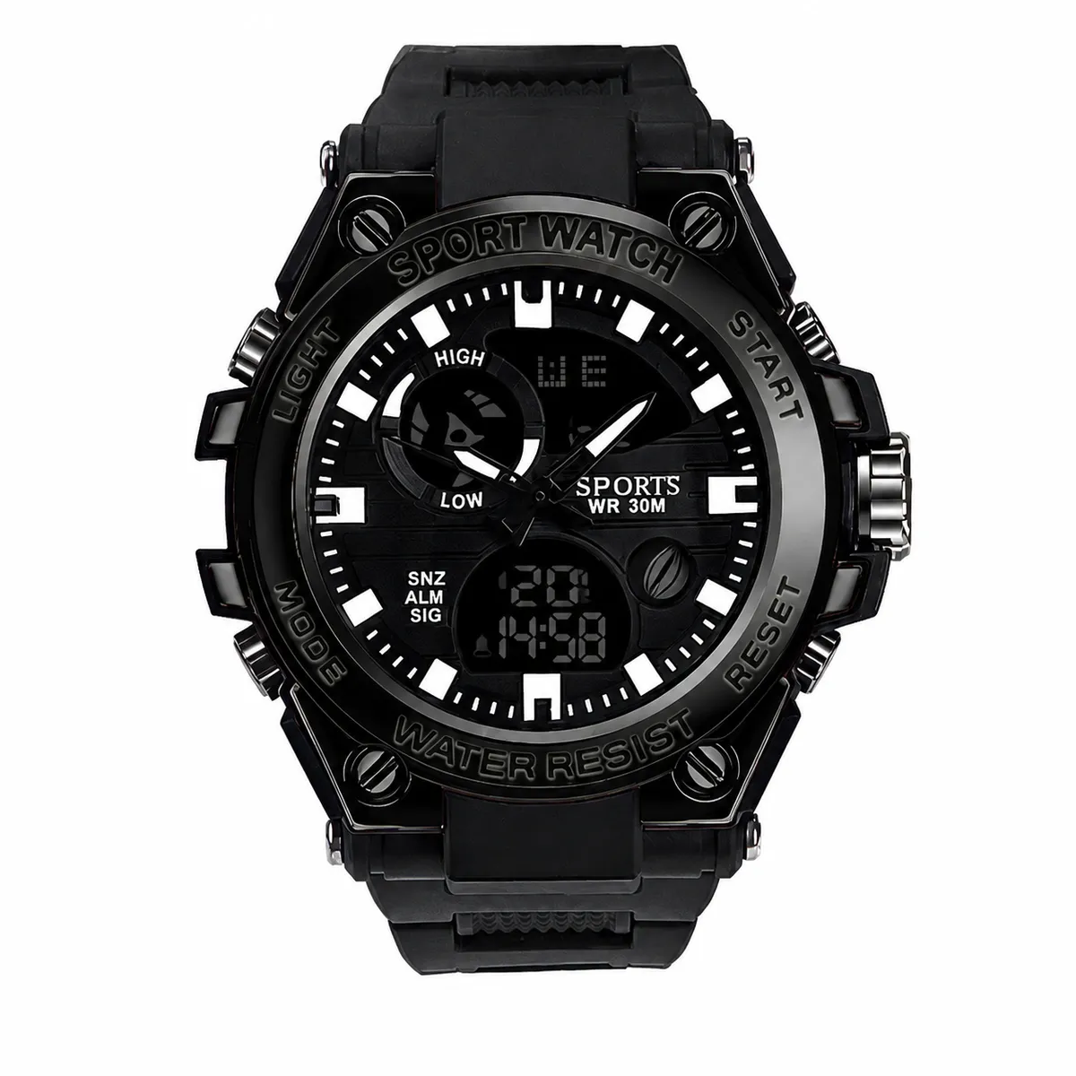 Men's Multifunctional Sports Luminous Electronic Watch for Students