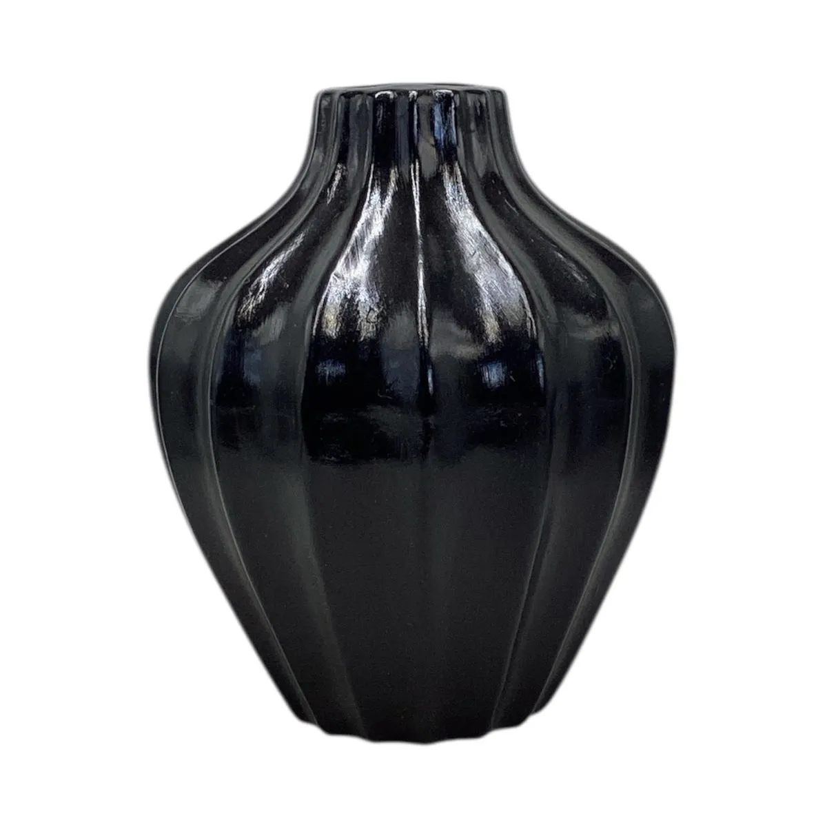 Vase Ceramic 26cm Pomona - Décor Essentials - Blackgloss