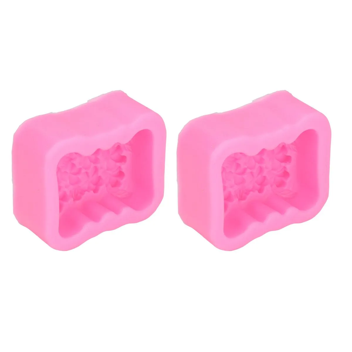 Flower Mold Pink Soft Washable Bakeware