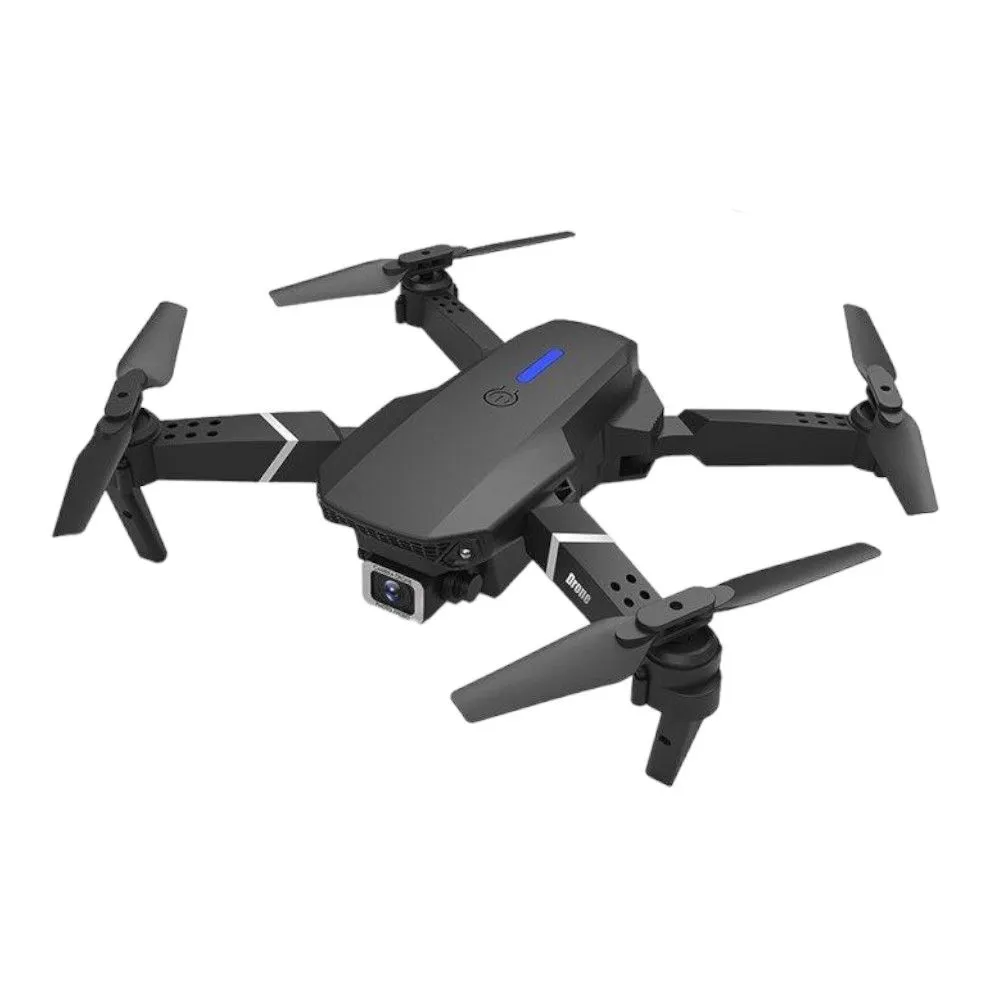 E88 - Dual Camera Drone With One Key Takeoff And Landing - Black