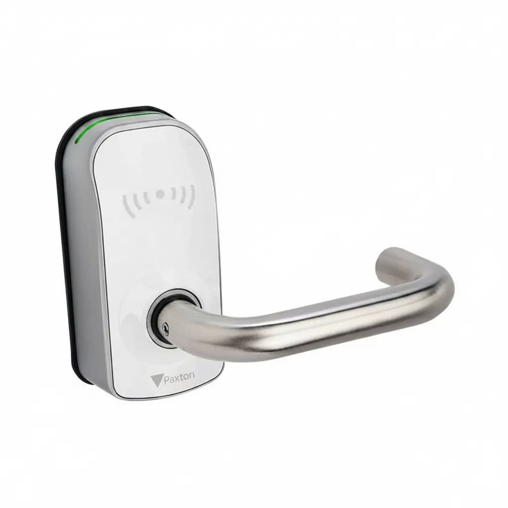 PaxLock Pro Electronic Outdoor Lock - Weather-Resistant White Finish