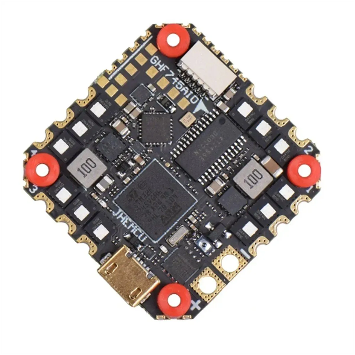 Ghf745Aio Mpu6000 F745 Flight Controller Blheli32 G071 4In1 Esc(40A)