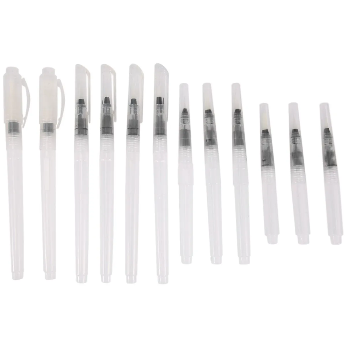 12 PCS Water Color Brush Pen Set, Water Soluble Colored Pencil