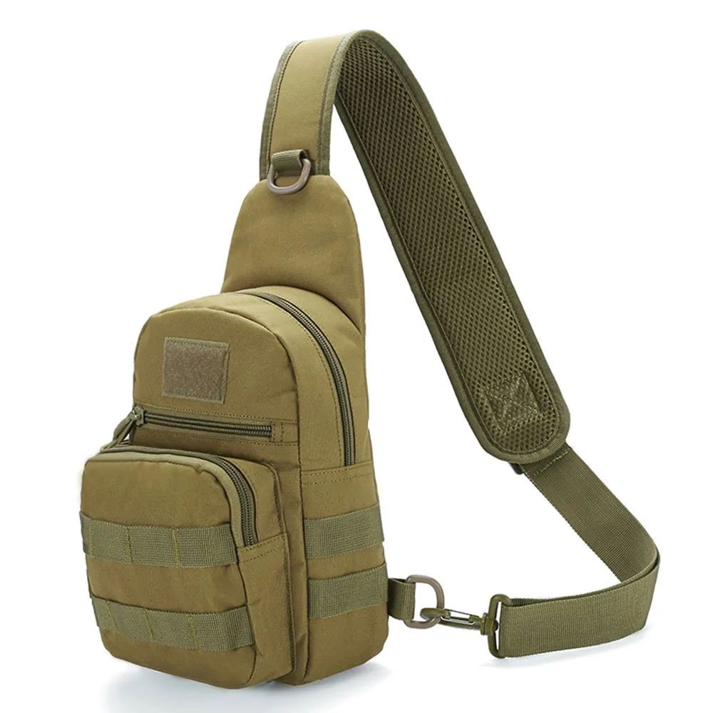 Camouflage Chest Pack Large Capacity Hiking Bag