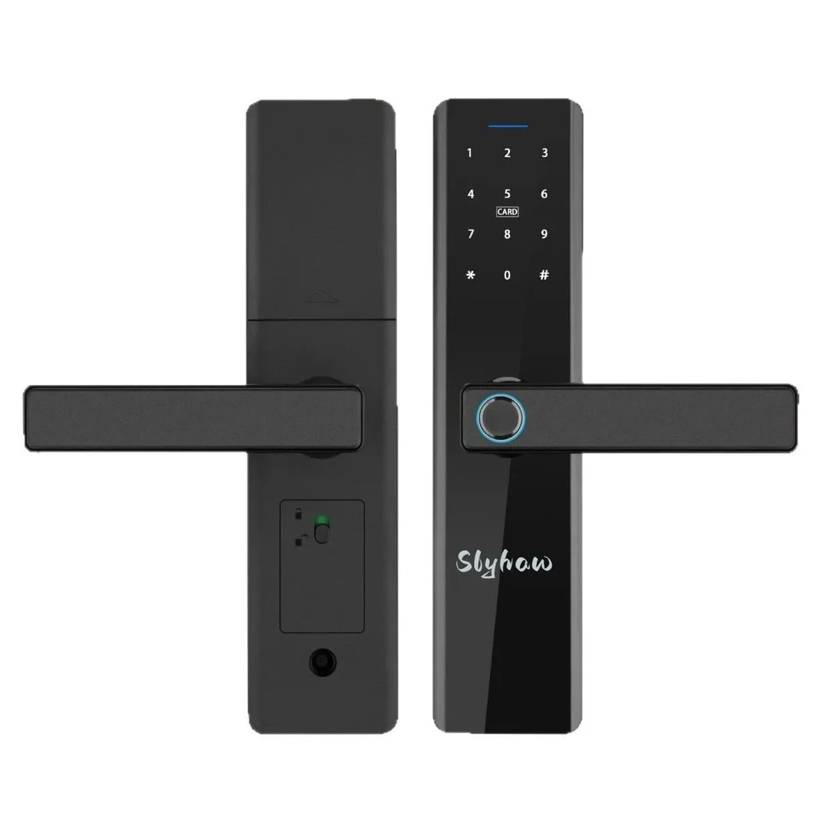 Fingerprint Smart Door Lock + PD+ RFID Card + Key Access Control- Slyhaw