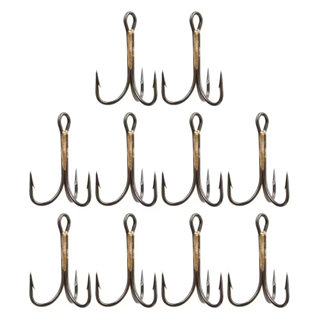 Caperlan Triple Fishing Hook - Treble Bronze