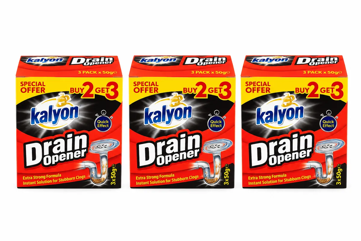 Kalyon Drain Opener - Pack of 3 (3 x 50g each)- MT00.4002