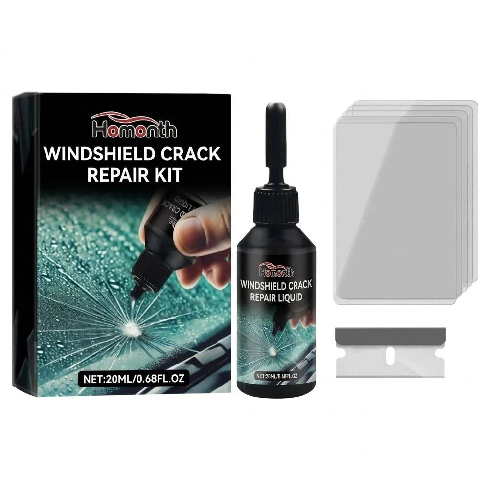 Windshield Crack Repair Kit for Chips and Cracks