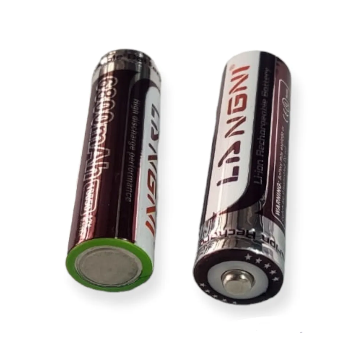 LDNGNI High Capacity 6800mAh 18650 Lithium Rechargeable Batteries - 2 Pack