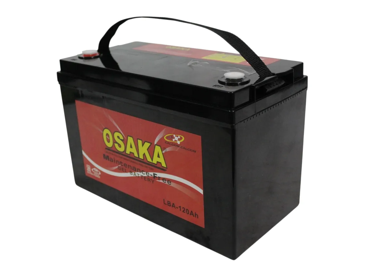 OSAKA 12V 120Ah Rechargeable Deep Cycle Gel Solar/UPS Battery-(LBA-120Ah)