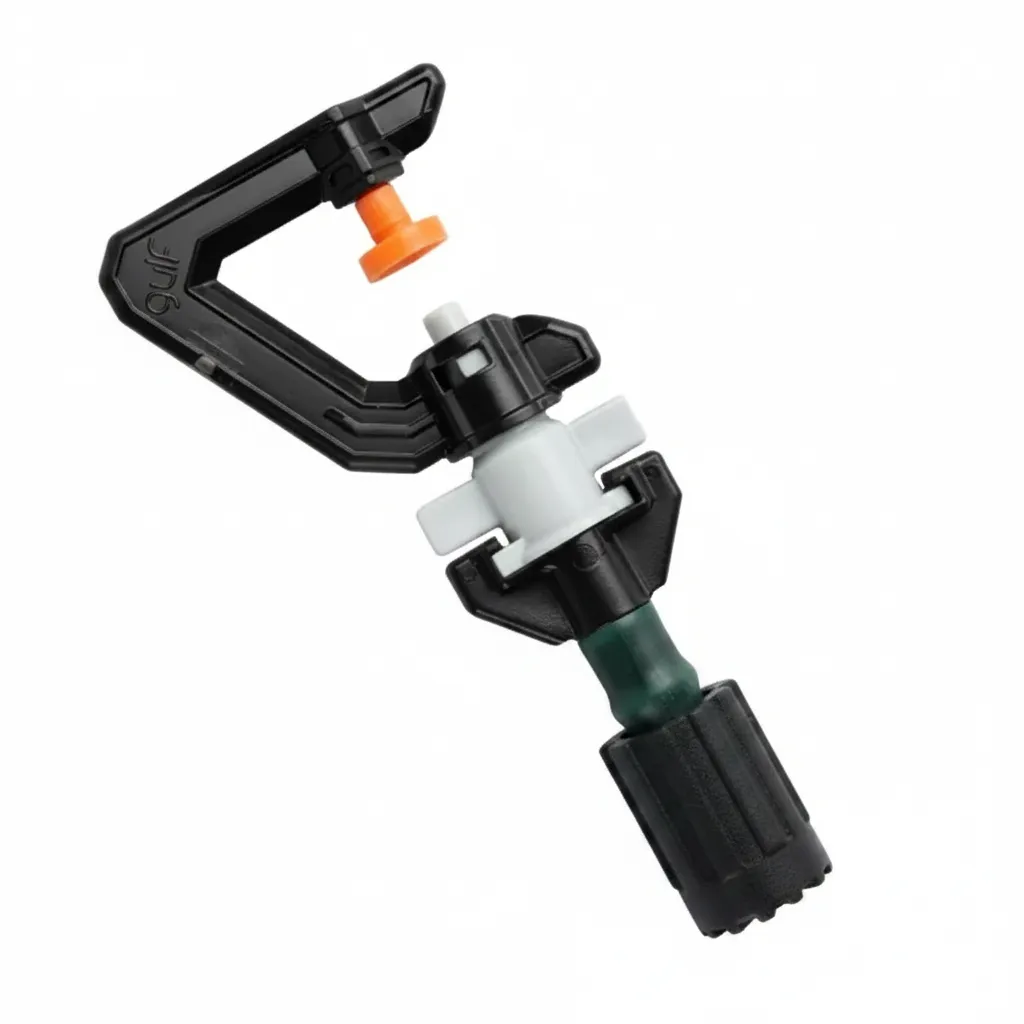 10 Piece Orange Swivel Sprinkler with 3.5m Radius Coverage