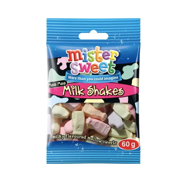 Mister Sweet- Moo Moo Milkshakes Sweets 12 x 60g