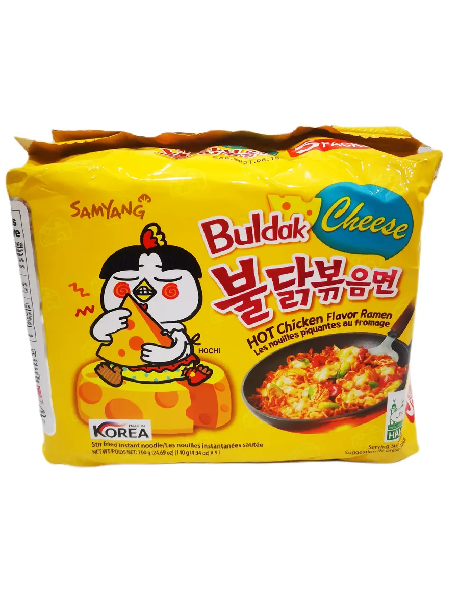 Samyang Hot Chicken Noodle Cheese Flavour - 40 Pack