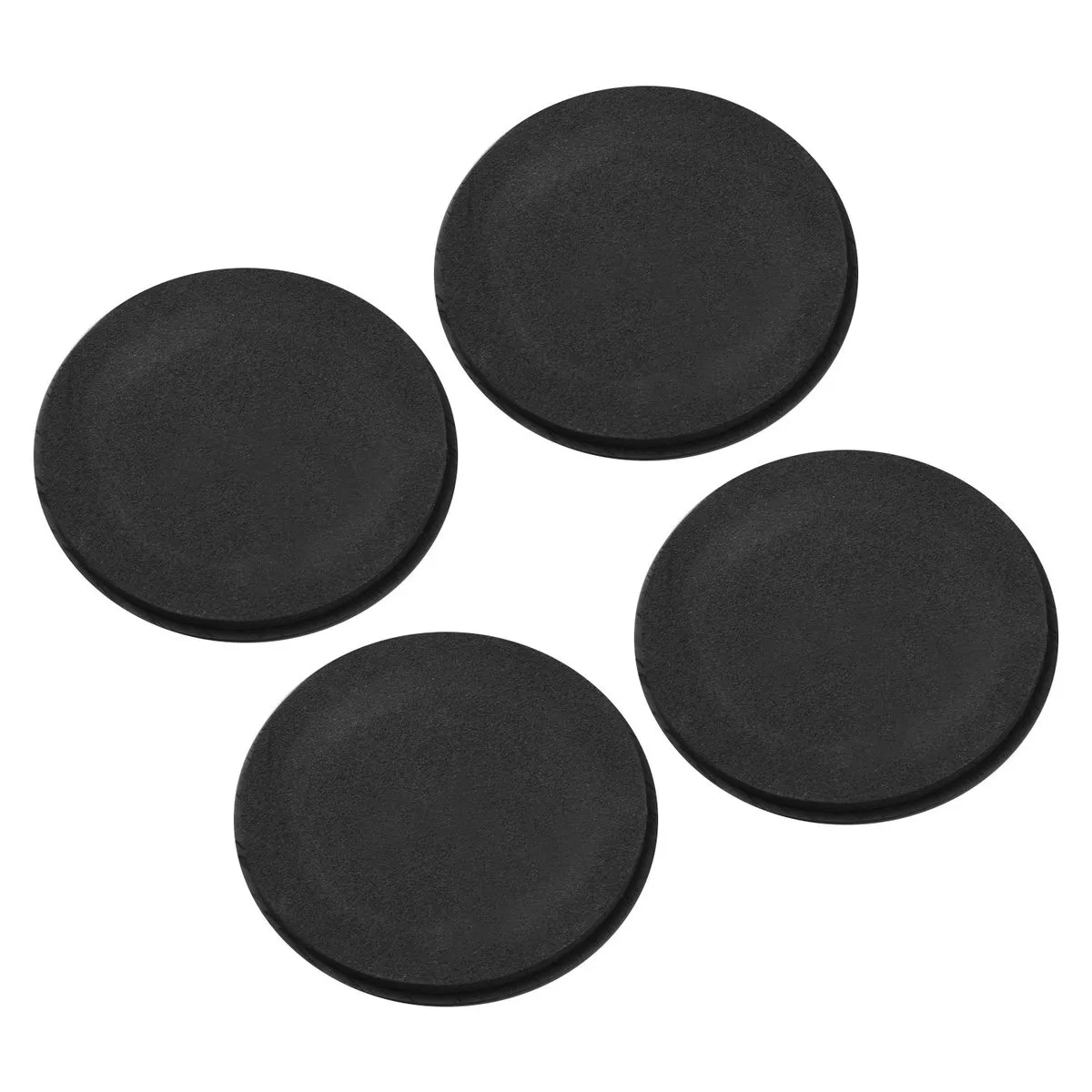 4 Pieces Piano Caster Cups, Solid Wood, Anti-Slip EVA