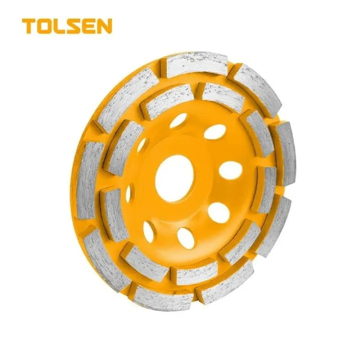 Tolsen - Diamond Cup Grinding Wheel Double Row 115mm