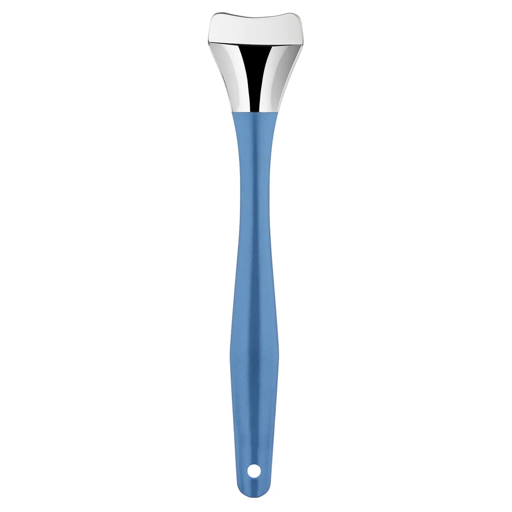 Stainless Steel Blackhead Removal Facial Tool With Shovel-Shaped Head - Blue