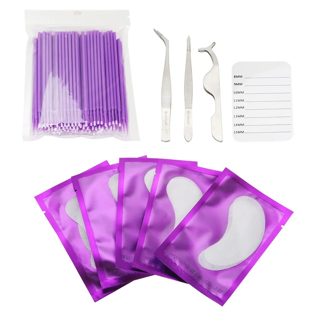 Eyelash Extension Kit with Pad & Tweezers