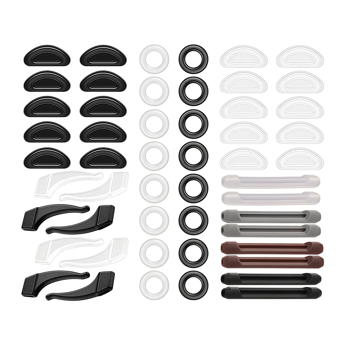 Kingdushi Anti-Slip Elastic Soft Nose Pads For Reading Glasses Sunglasses