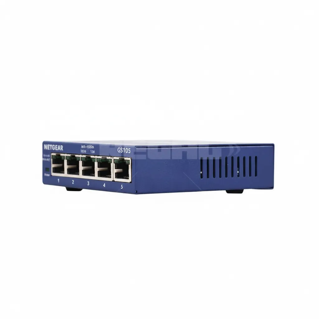 5-Port Unmanaged Ethernet Switch - 10/100/1000 Mbps, 12VDC Input