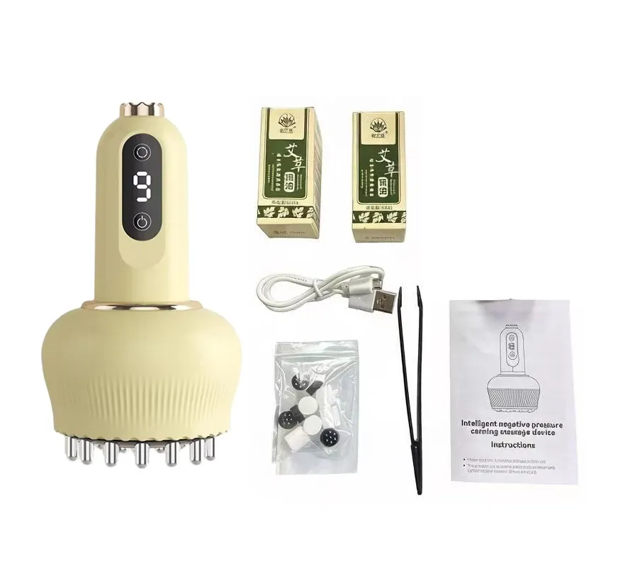 Electric Negative Pressure Full-Body Massage Meridian Brush set