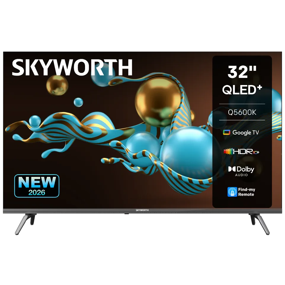 Skyworth 32" Q5600K QLED+ Google Smart TV with Dolby Audio