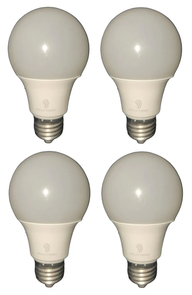 E27 LED Light Bulb 5W Warm White - 4 Pack
